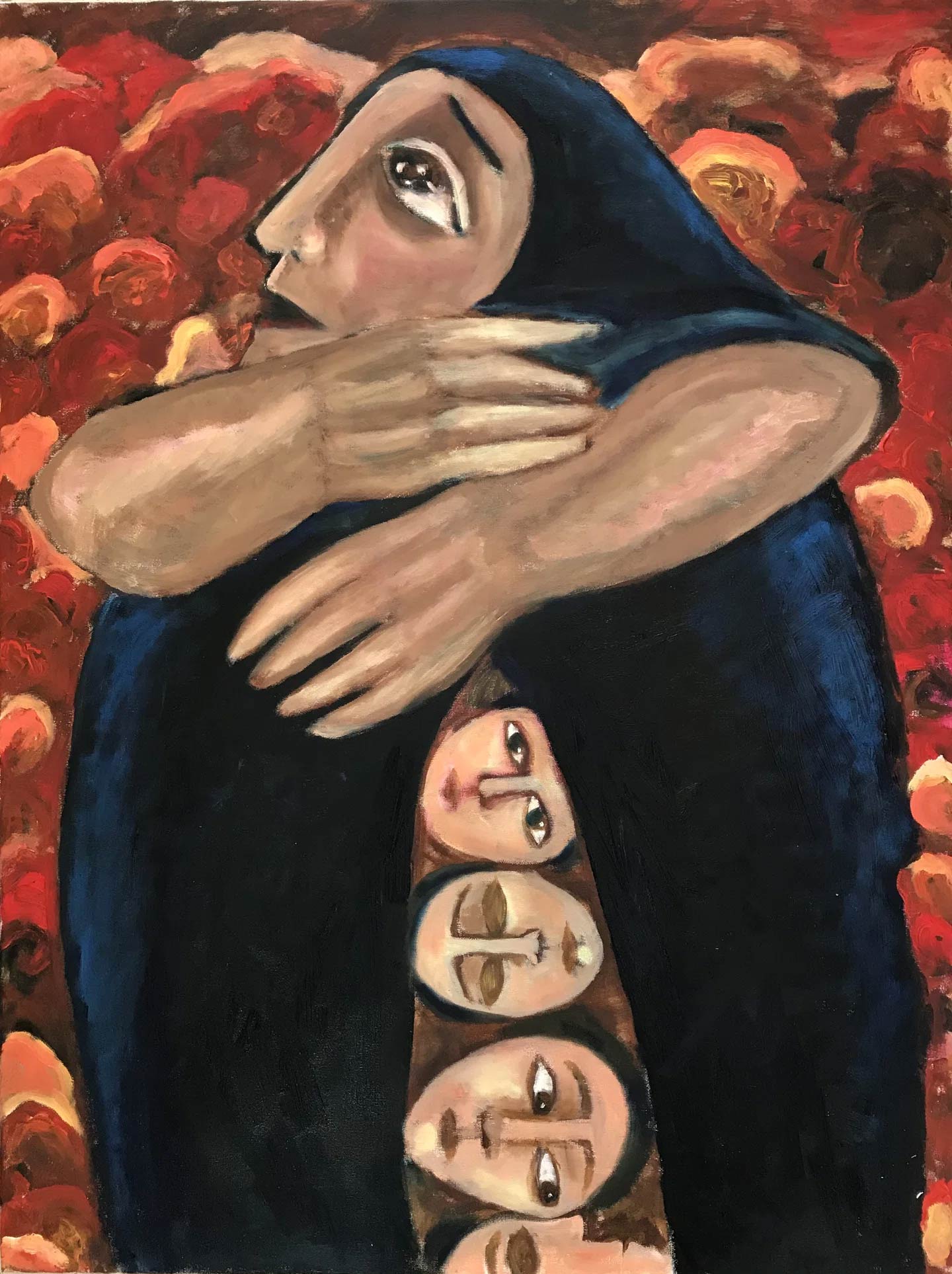 Malak Mattar painting